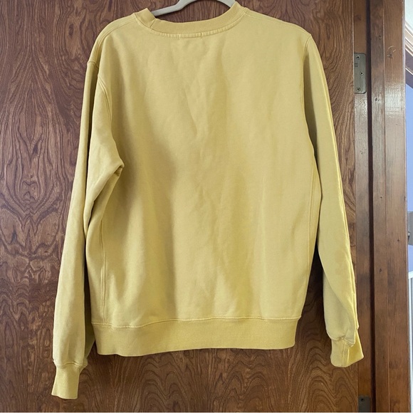 Madhappy Earth Day 2022  Fleece Crewneck, Yellow, size S - Picture 5 of 6